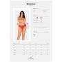 Figi Obsessive Blossmina czerwone z koronką 6XL 7XL - 4