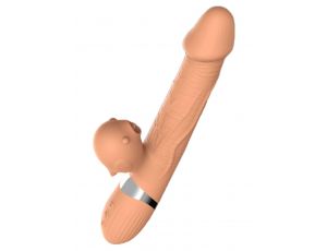 Wibrator posuwisty z językiem Lyla silikonowy USB