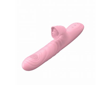 Wibrator Angelia z posuwem i rotacją Lyla silikonowy USB - 6