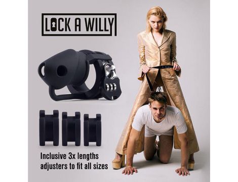 Pas cnoty silikonowy Lock a Willy regulowany - 3