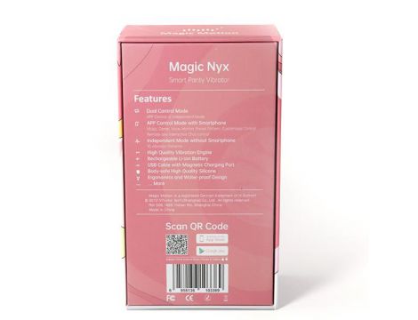 Wibrator do majtek Magic Motion Nyx sterowany aplikacją USB - 7