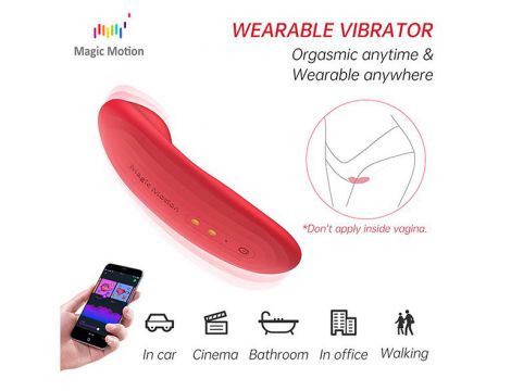 Wibrator do majtek Magic Motion Nyx sterowany aplikacją USB - 10
