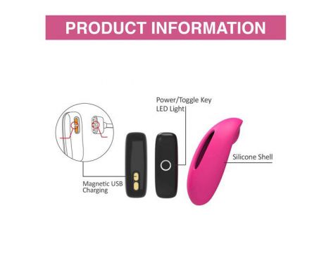 Wibrator Magic Motion Candy różowy z aplikacją Bluetooth - 5