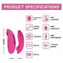 Wibrator Magic Motion Candy różowy z aplikacją Bluetooth - 5
