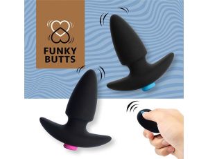 Zestaw korków analnych wibrujących FunkyButts FeelzToys z pilotem