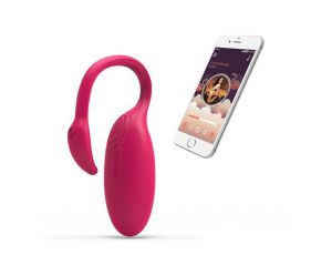 Wibrator punkt G Flamingo Magic Motion sterowany aplikacją silikonowy 7cm