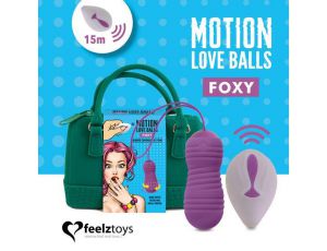 Kulki wibrujące FeelzToys Foxy z pilotem USB