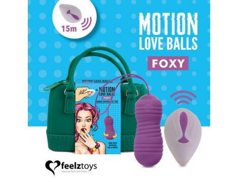 Kulki wibrujące FeelzToys Foxy z pilotem USB