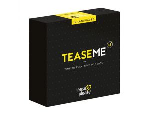 Gra erotyczna TeaseMe z maską bondage i opaskami sutkowymi Tease & Please