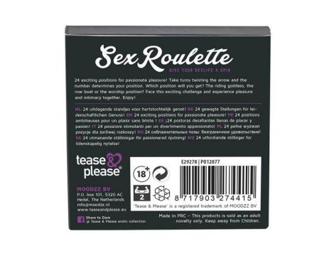Ruletka erotyczna Sex Roulette Kamasutra Tease & Please - 4