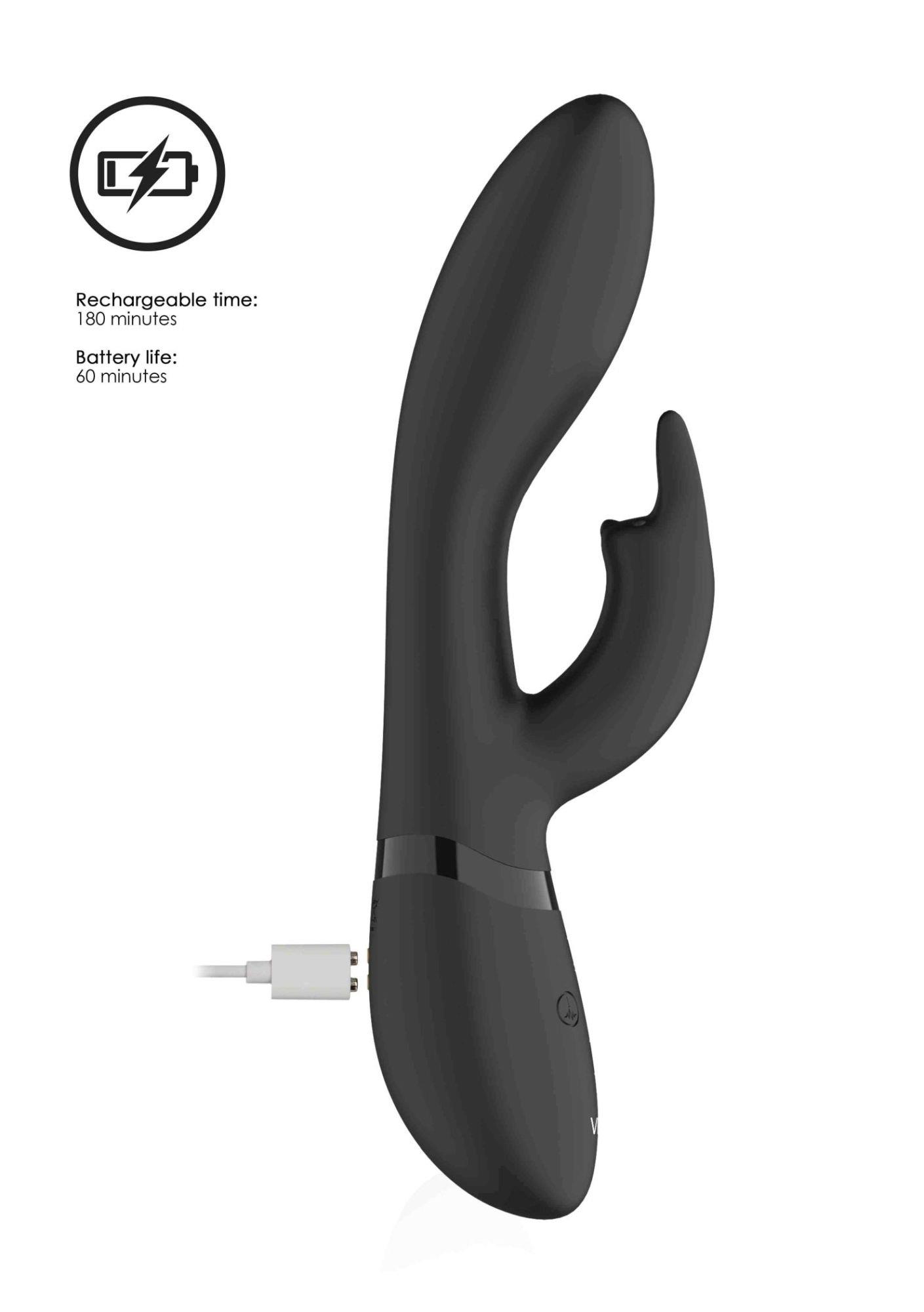 wibrator-zosia - classic g-spot rabbit - black
