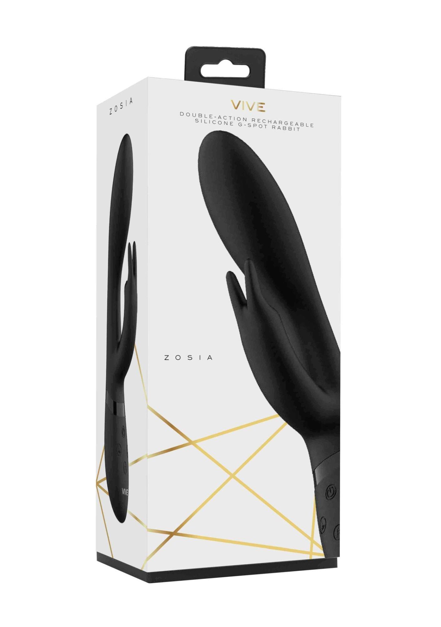 wibrator-zosia - classic g-spot rabbit - black