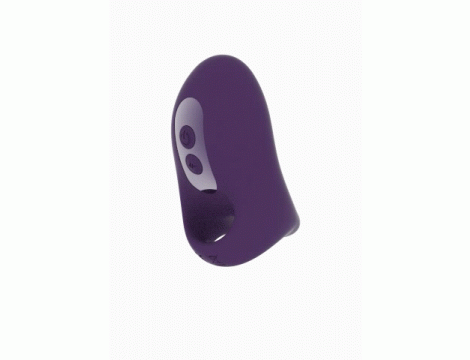 Stymulator łechtaczki Vive Hana fioletowy silikonowy USB 5cm
