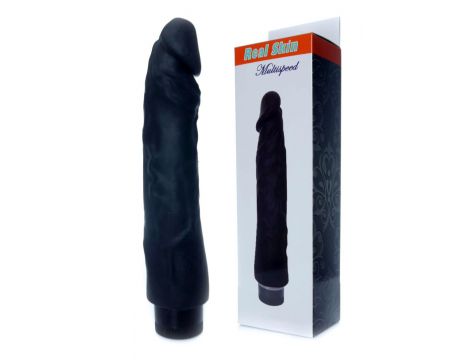 Wibrator realistyczny Real Skin EasyLove czarny 22.5 cm