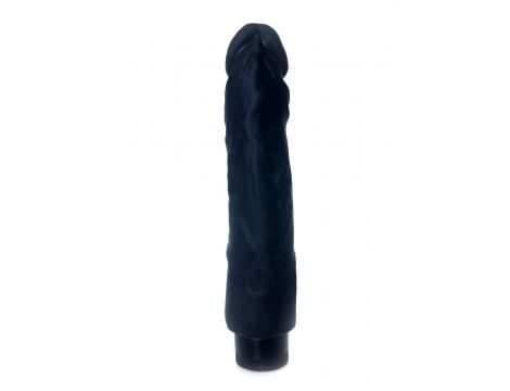 Wibrator realistyczny Real Skin EasyLove czarny 22.5 cm - 4