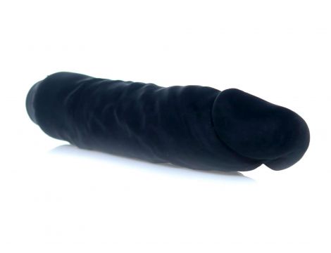 Wibrator realistyczny Real Skin EasyLove czarny 22.5 cm - 5