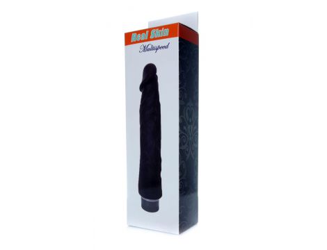 Wibrator realistyczny Real Skin EasyLove czarny 22.5 cm - 6