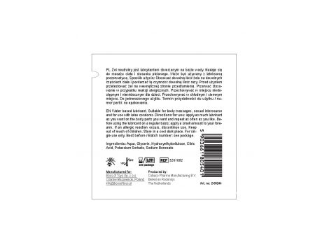 Żel nawilżający na bazie wody Boys of Toys Glide 3 ml - 4