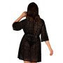 Peniuar Jagueria Obsessive czarny ze zwierzęcym printem 4XL/5XL - 3