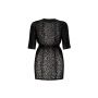 Peniuar Jagueria Obsessive czarny ze zwierzęcym printem 4XL/5XL - 7