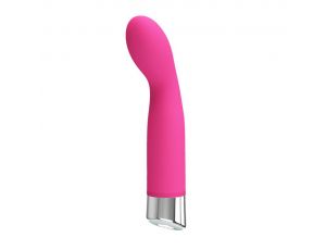 Wibrator punktu G Pretty Love John silikonowy magenta wodoodporny