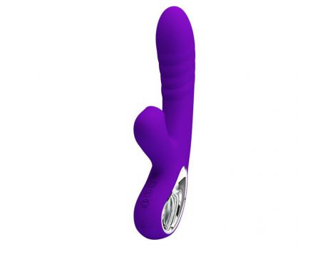 Wibrator ssący punktu G silikonowy Pretty Love fioletowy USB