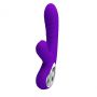 Wibrator ssący punktu G silikonowy Pretty Love fioletowy USB - 2
