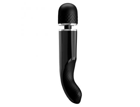 Masażer wibracyjny Pretty Love super mocny silikonowy czarny USB 24 cm - 5