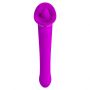 Wibrator z lizaniem Pretty Love Faust fioletowy silikonowy USB - 2