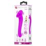 Wibrator z lizaniem Pretty Love Faust fioletowy silikonowy USB - 9