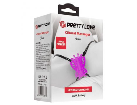 Stymulator łechtaczki Pretty Love Sloane silikonowy fioletowy - 7