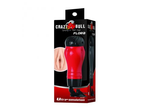 Masturbator teksturowany Crazy Bull Flora Ass z podstawą ssącą - 7
