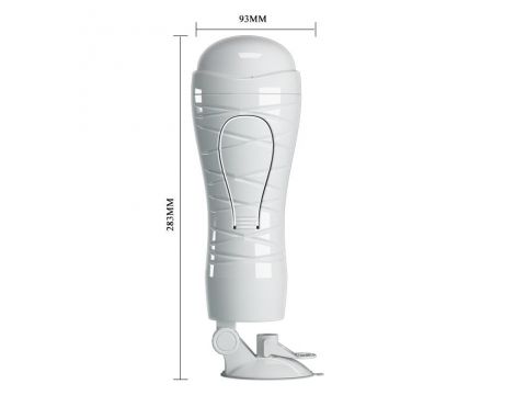 Wibrujący masturbator waginalny Crazy Bull Flora 12 funkcji USB - 5