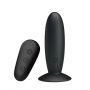 Wibrujący korek analny Mr Play z pilotem silikonowy czarny USB - 2