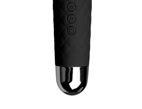 Wibrator mini różdżka EasyToys czarny silikonowy USB 20 cm wodoodporny - 10