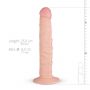 Dildo realistyczne Real Fantasy Scott beżowe 25 cm - 6