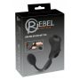Pierścień z wibrującym plugiem analnym Rebel z pilotem USB 33 cm - 2
