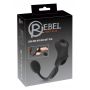 Pierścień z wibrującym plugiem analnym Rebel z pilotem USB 33 cm - 3