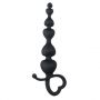 Korek analny EasyToys serce silikonowy czarny 18 cm - 3