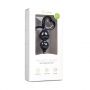 Korek analny EasyToys serce silikonowy czarny 18 cm - 5