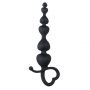 Korek analny EasyToys serce silikonowy czarny 18 cm - 2