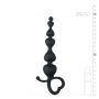 Korek analny EasyToys serce silikonowy czarny 18 cm - 8