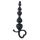Korek analny EasyToys serce silikonowy czarny 18 cm