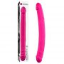 Podwójne dildo Dorcel Real Double silikonowe różowe 42 cm - 3