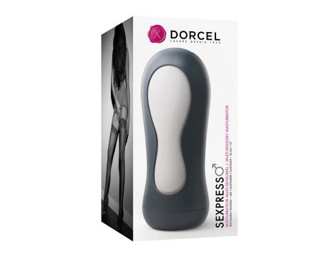 Masturbator silikonowy kropkowany Sexpresso Dorcel 20 cm wodoodporny