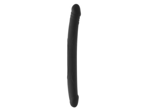 Podwójne dildo silikonowe realistyczne Dorcel czarny 42 cm - 2