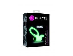 Pierścień wibrujący Dorcel Power Clit fosforyzujący