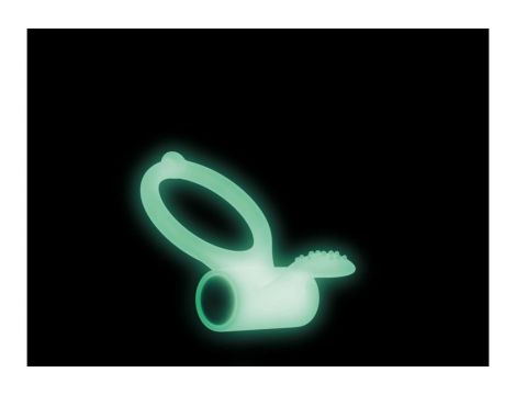 Pierścień wibrujący Dorcel Power Clit fosforyzujący - 2