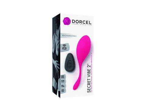 Jajeczko wibrujące Dorcel Secret Vibe 2 różowe pilot USB
