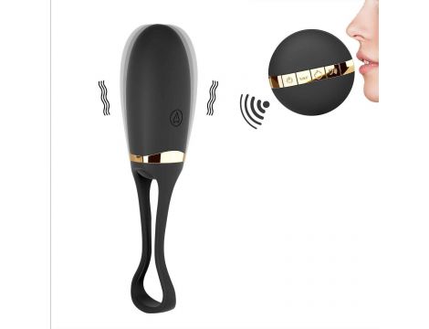 Jajko wibrujące Dorcel Secret Delight złote czarne USB sterowane głosem - 4